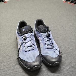 Salomon Pulsar Trail Women's Running Shoes in Lavender/Black, Size 10